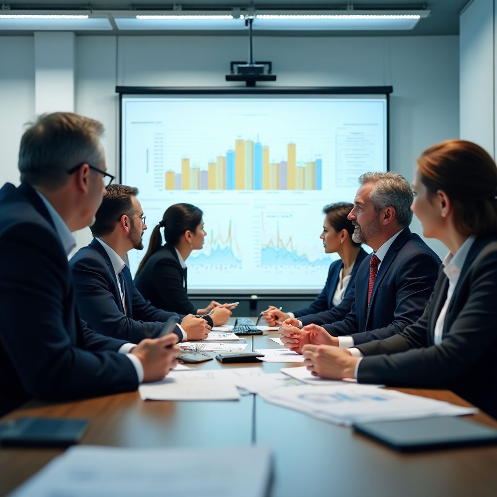 Profesionales en sesión de formación sobre economía petrolera